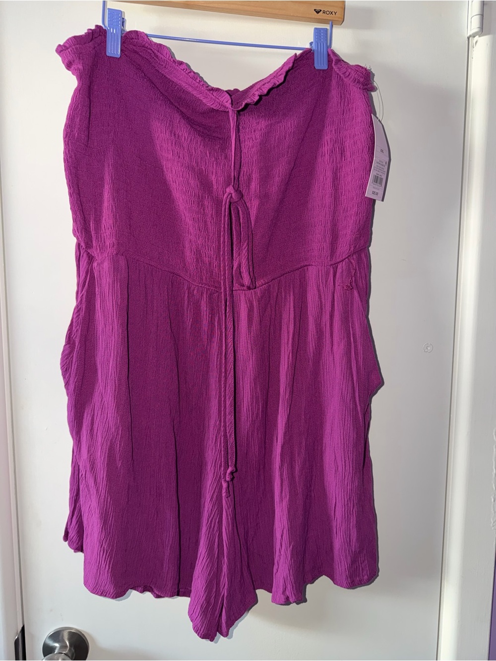 Wild Fable strapless purple romper